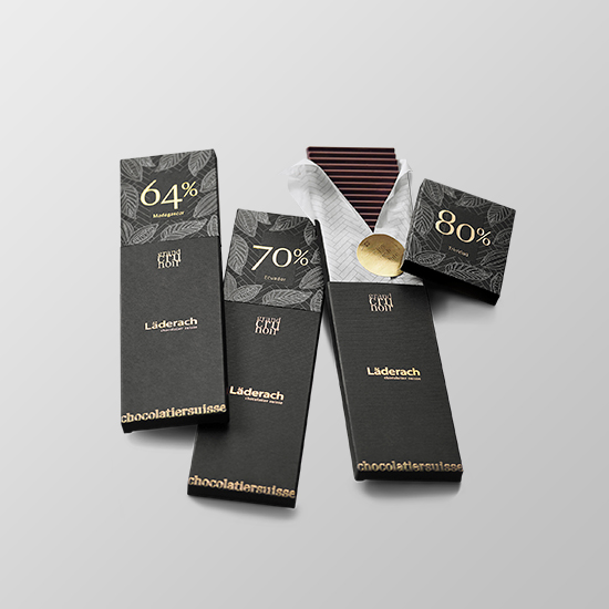 Chocolate packaging for Laederach