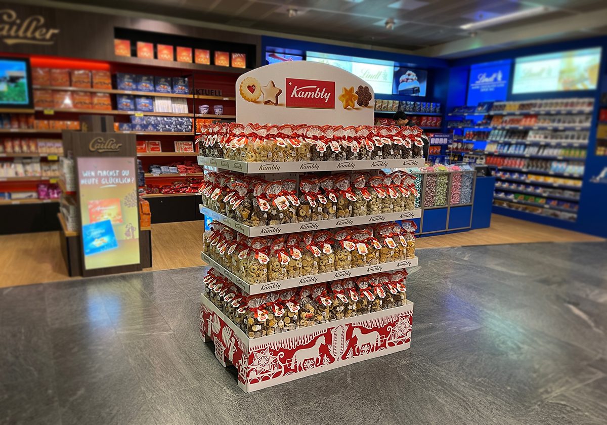 Kamblydisplay im Einsatz