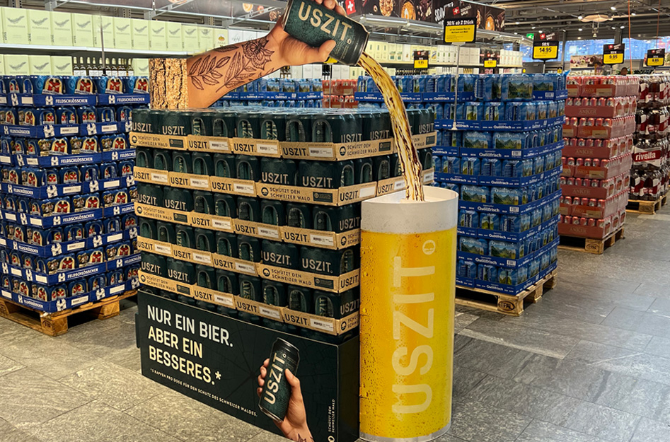Bild von Bierdisplay