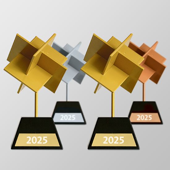 Quatre trophées du Display Superstar Award 2025