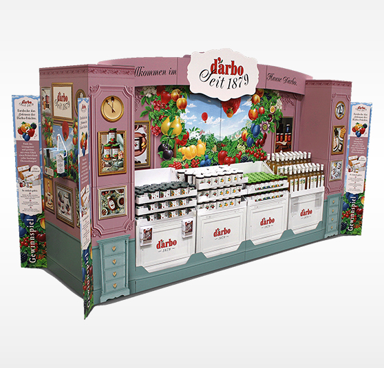 Point of sale display for Darbo jams