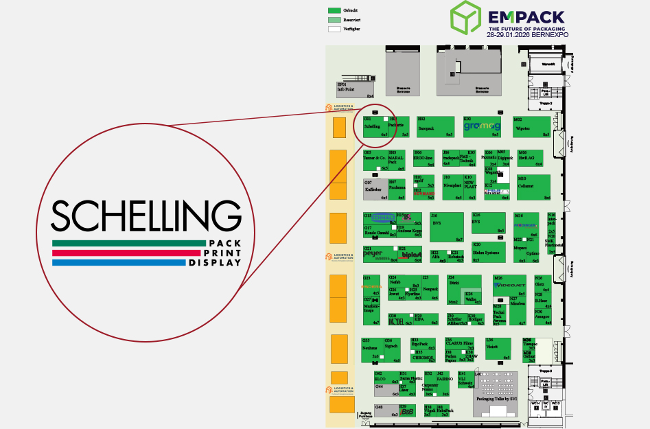 SCHELLING AG auf dem Hallenplan der EMPACK 2026
