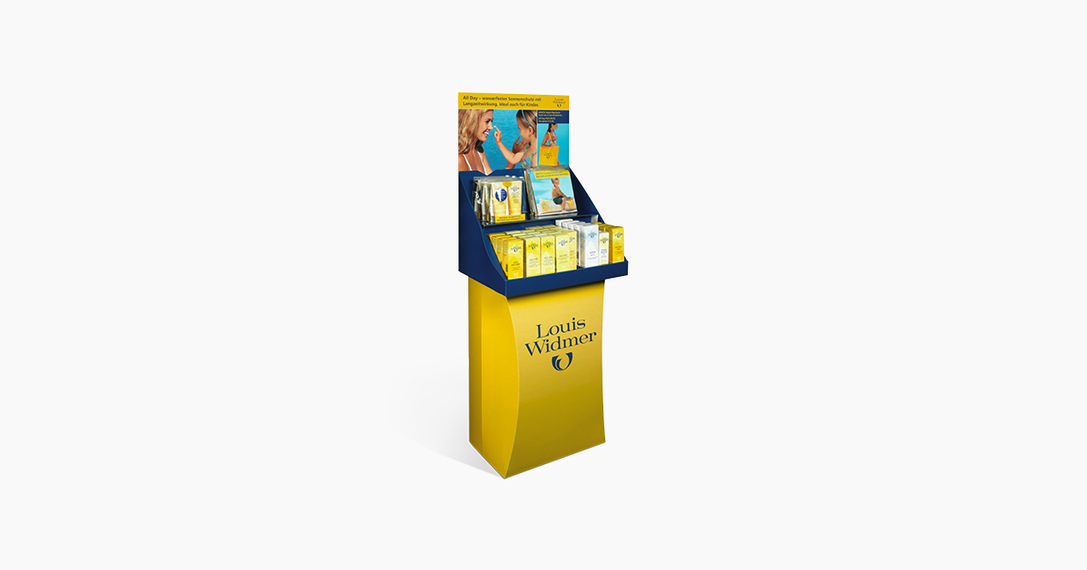 POS display for the Louis Widmer brand’s summer promotion.